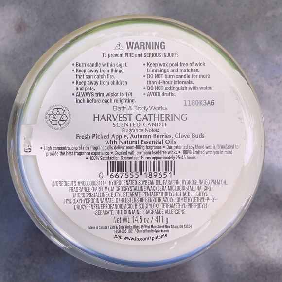 BBW Harvest Gathering candle set - Picture 5 of 5